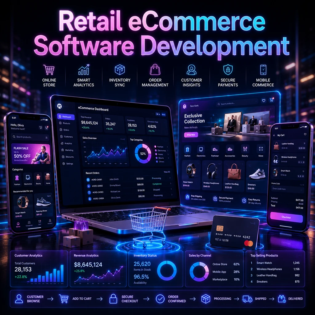 Retail eCommerce software development services